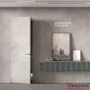 Скрытая дверь Invisible (белая пластиковая кромка с 4х торцов)
