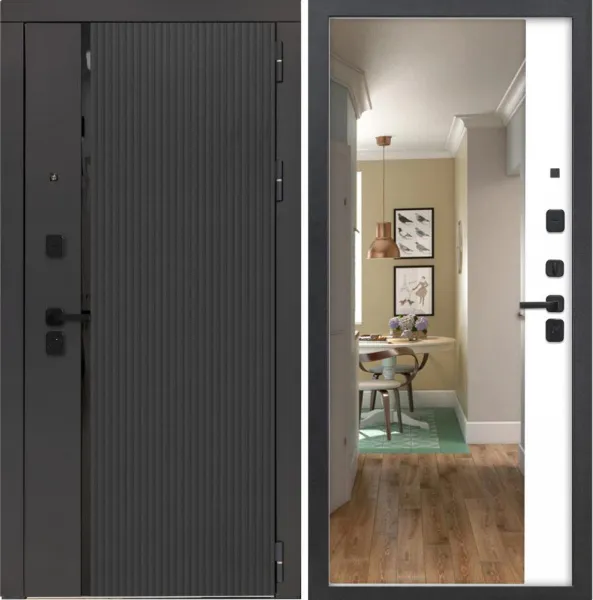 Входная дверь Зеркало Панорама