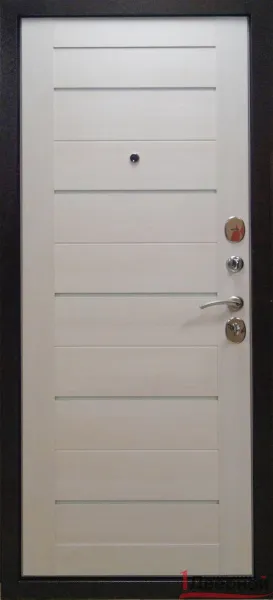 Входная дверь Корсика 5 Узкие стекла