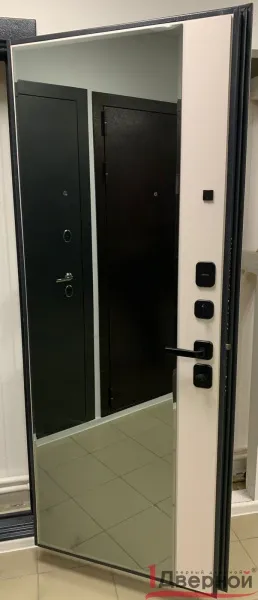 Входная дверь Корсика Зеркало Графит