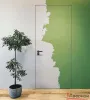 Скрытая дверь Invisible (белая пластиковая кромка с 4х торцов)