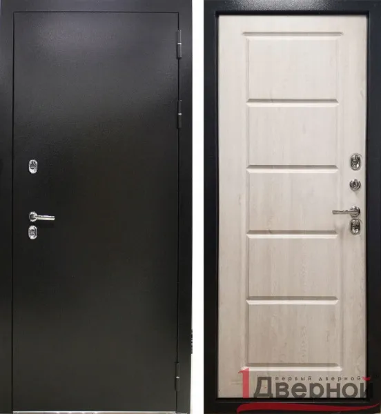 Входная дверь Термо темн. серебро (Терморазрыв)