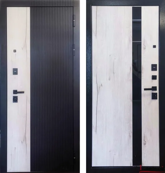 Входная дверь Арабика МДФ/МДФ (Канадский дуб Арктик)